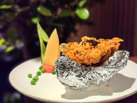魚子酥脆醬蜂窩金蠔