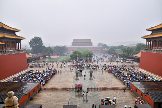 雨中故宮午門