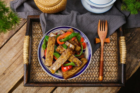 麻辣鮮香的辣椒炒豆干