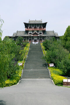 青白江鳳凰湖濕地公園櫻花閣