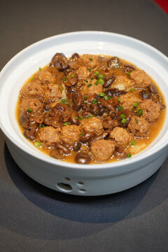 山菌燒肉丸