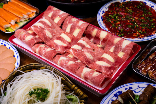 火鍋菜品牛肉