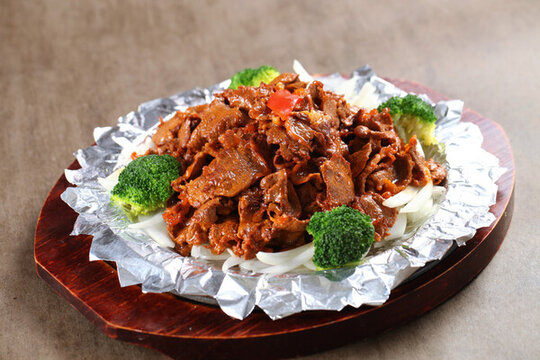 鐵板孜然羊肉
