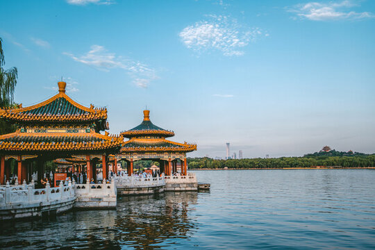 北海公園五龍亭