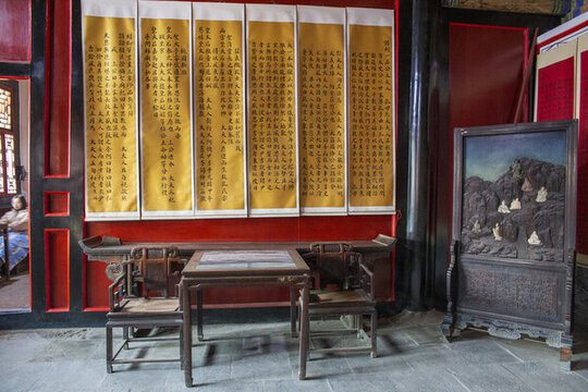 孔府老宅房間陳設(shè)