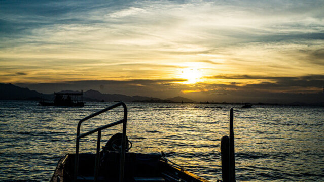 惠州巽寮灣大海夕陽(yáng)