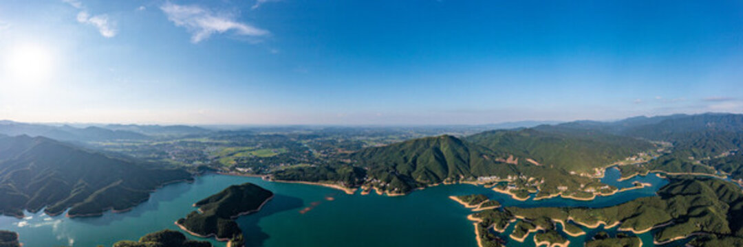 航拍湖南衡陽(yáng)常寧市城市風(fēng)光