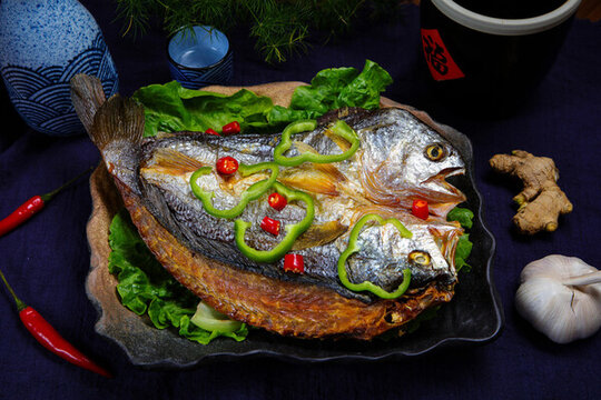 鮮香的魚(yú)干