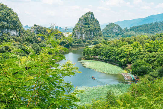 肇慶山水星湖游船