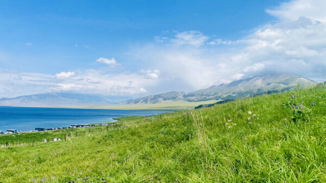 新疆賽里木湖自然風(fēng)景