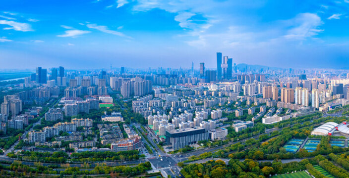 南京河西新城航拍風(fēng)光