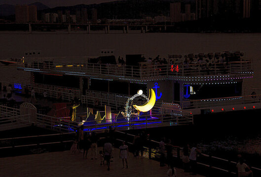 松花江畔夜景