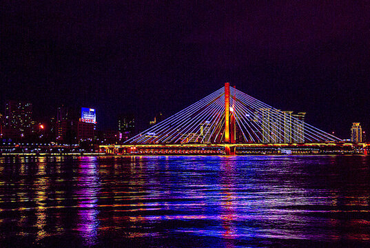松花江畔夜景