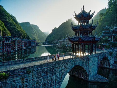 鎮(zhèn)遠(yuǎn)古城祝圣橋