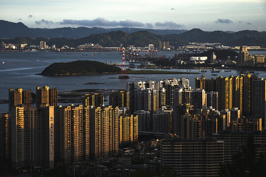 廈門海上城市風(fēng)光