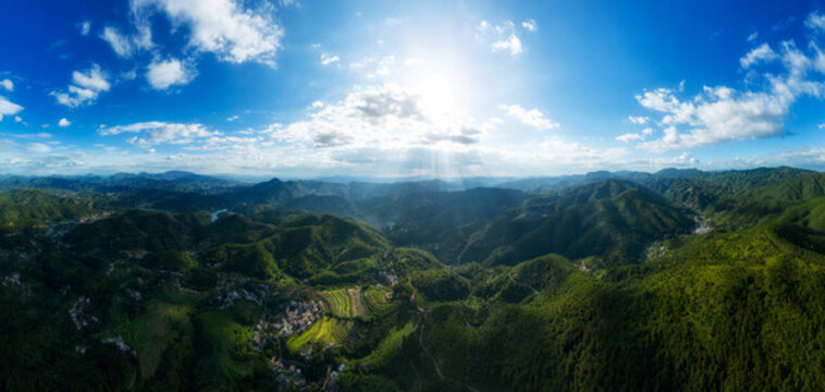 廣東梅州大埔縣坪山梯田