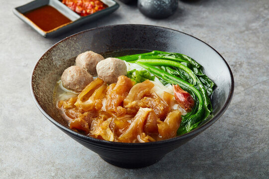 牛肉丸牛筋粿條