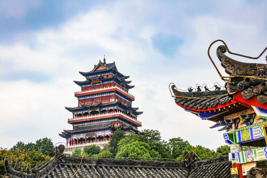 九江南山公園德化樓