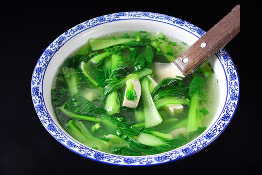 小菜豆腐湯