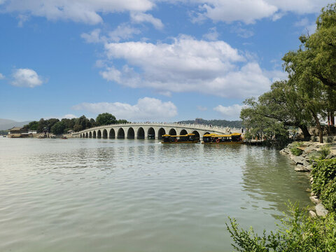 北京頤和園十七孔橋