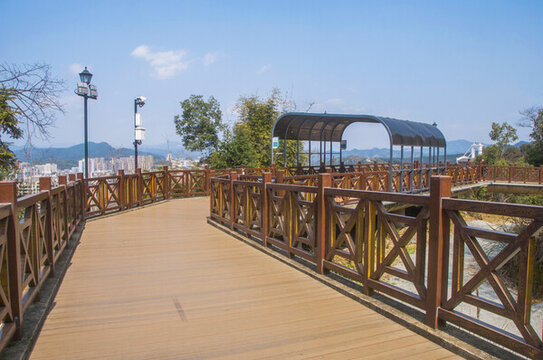 建甌云際山公園棧道建筑景觀