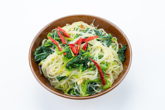 涼拌菠菜粉絲
