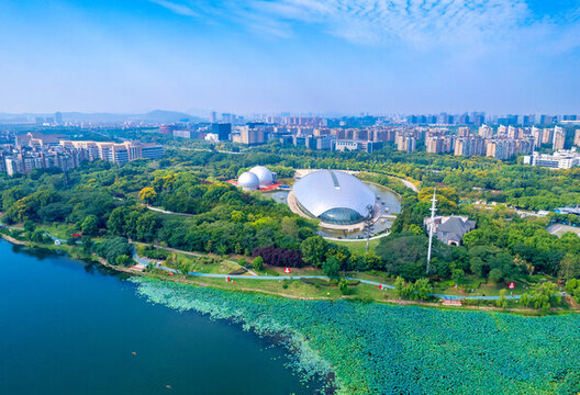 南京科技館航拍風(fēng)光