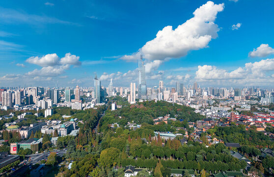 南京市新街口紫峰大廈城市環(huán)境