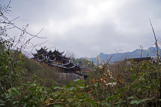 恩施云龍河地縫風(fēng)光建筑