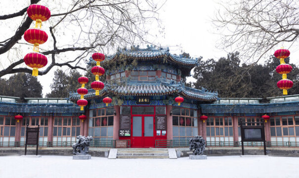 中山公園塘花塢雪景