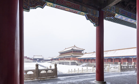 故宮雪景
