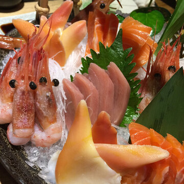 三文魚(yú)大蝦