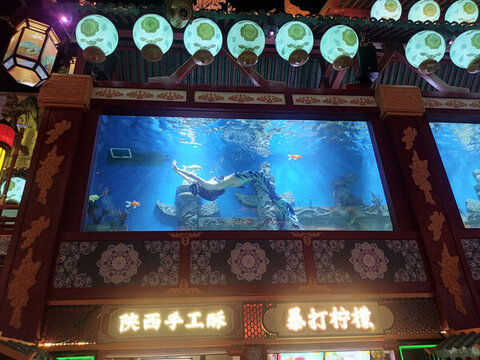 美人魚表演
