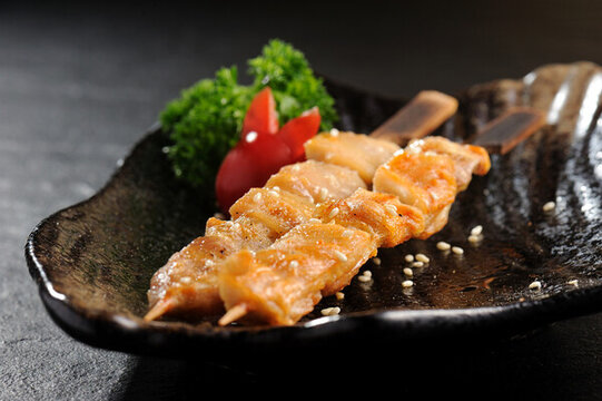 鹽烤雞肉串
