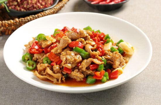 鮮椒炒黃牛肉