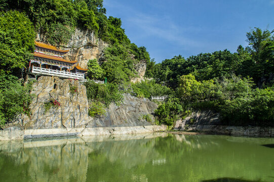 海南儋州蓮花寺風(fēng)光