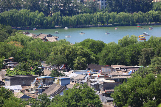 景山鳥(niǎo)瞰北海公園