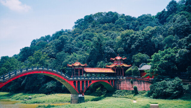 四川樂山的橋