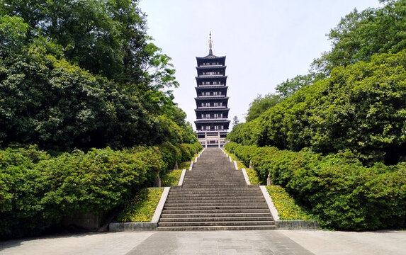 江蘇宜興龍背山森林公園文峰塔