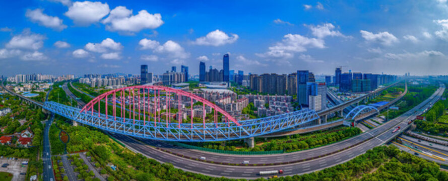 金寨路高架鐵路立交橋