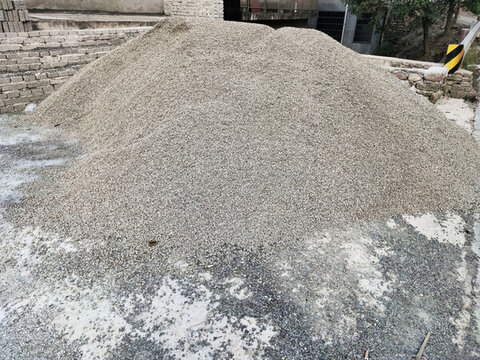 工地一堆砂子