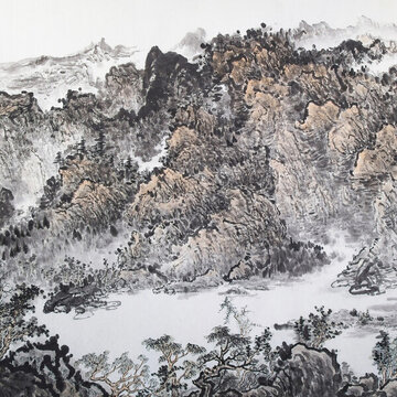 寫意中式水墨畫