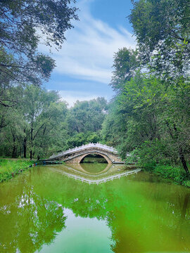 扎蘭屯吊橋公園