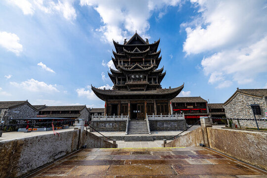 古鎮(zhèn)木塔縉福樓