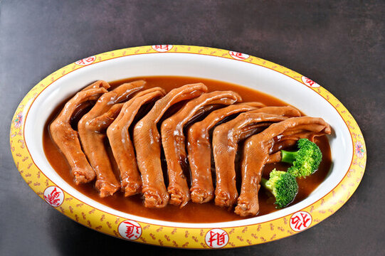鮑汁扣鵝掌