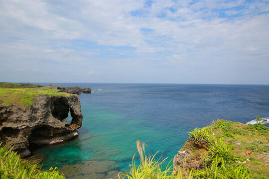 沖繩島的海島