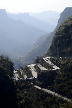 湖南湘西矮寨公路