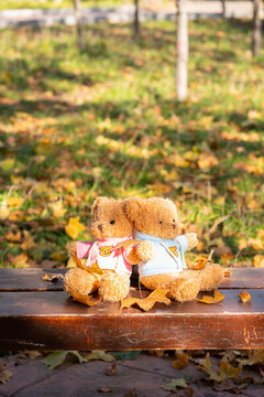秋季树叶玩偶