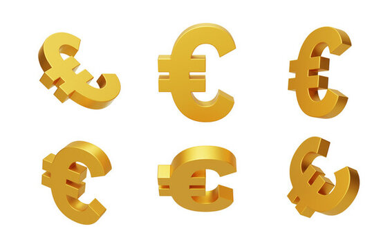 财富货币流通国际化欧元3D