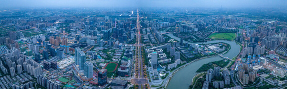 成都高新區(qū)全景圖